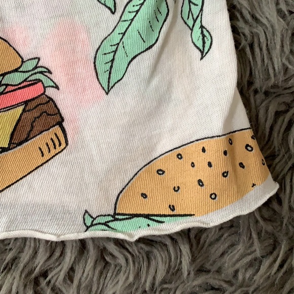 Wildfox hamburger Barbie tee tshirt women’s Xsmall - Picture 9 of 11